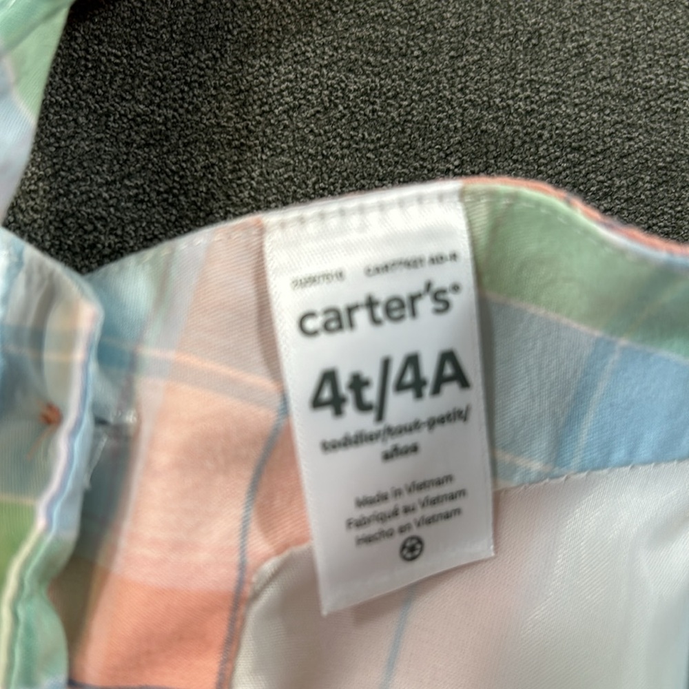 Carter’s Girls 4T Spring/Easter Dress with Matching Cardigan Sweater - Picture 5 of 9